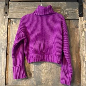Nine West Purple turtle neck